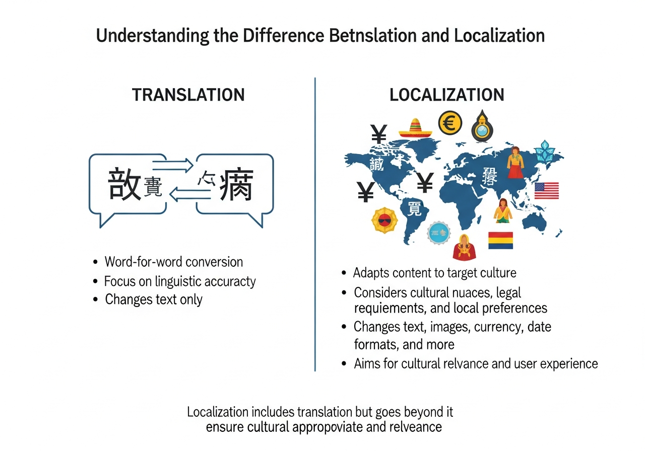 Understanding the Difference Between Translation and Localization